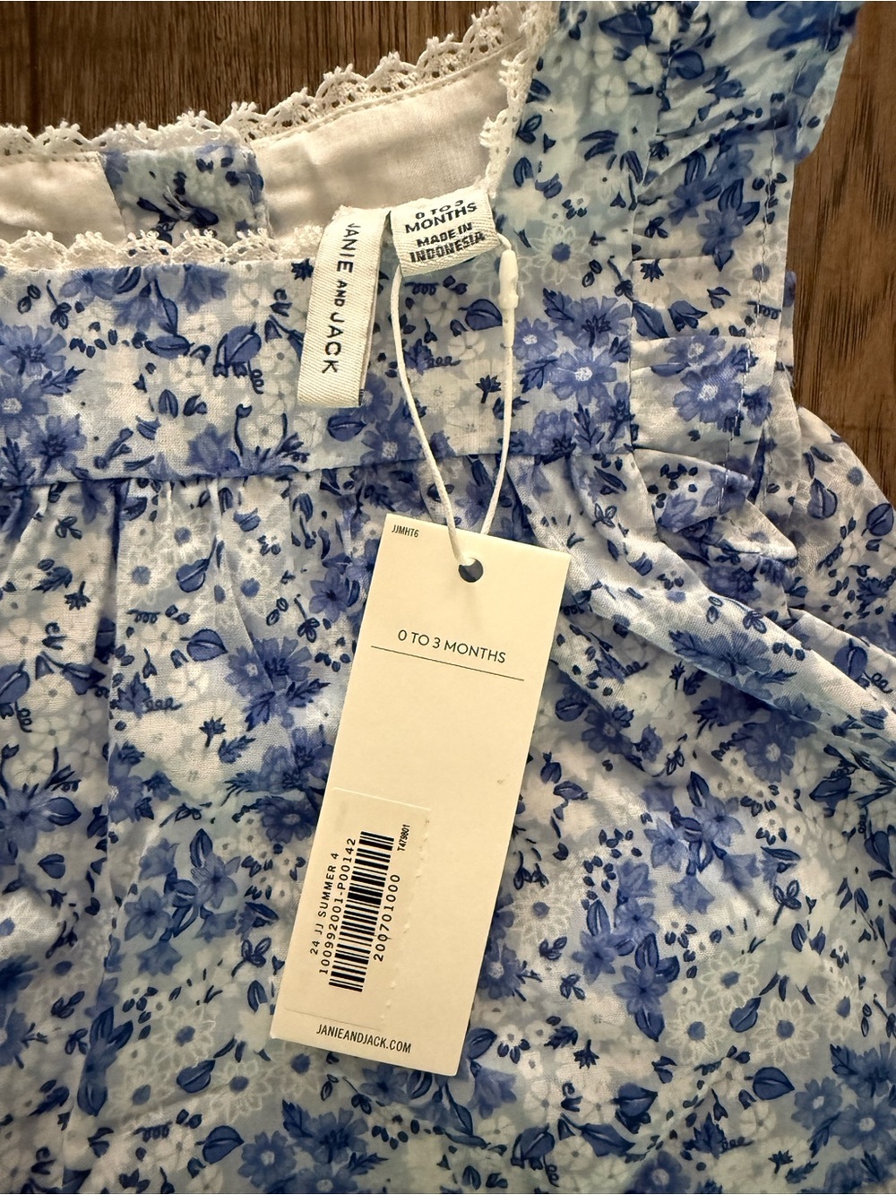 Baby Floral Ruffle Romper - Picture 3 of 4